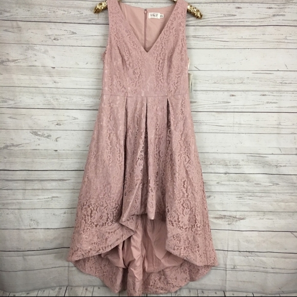 Eliza J Dress Pink Lace NWOT - Picture 8 of 8